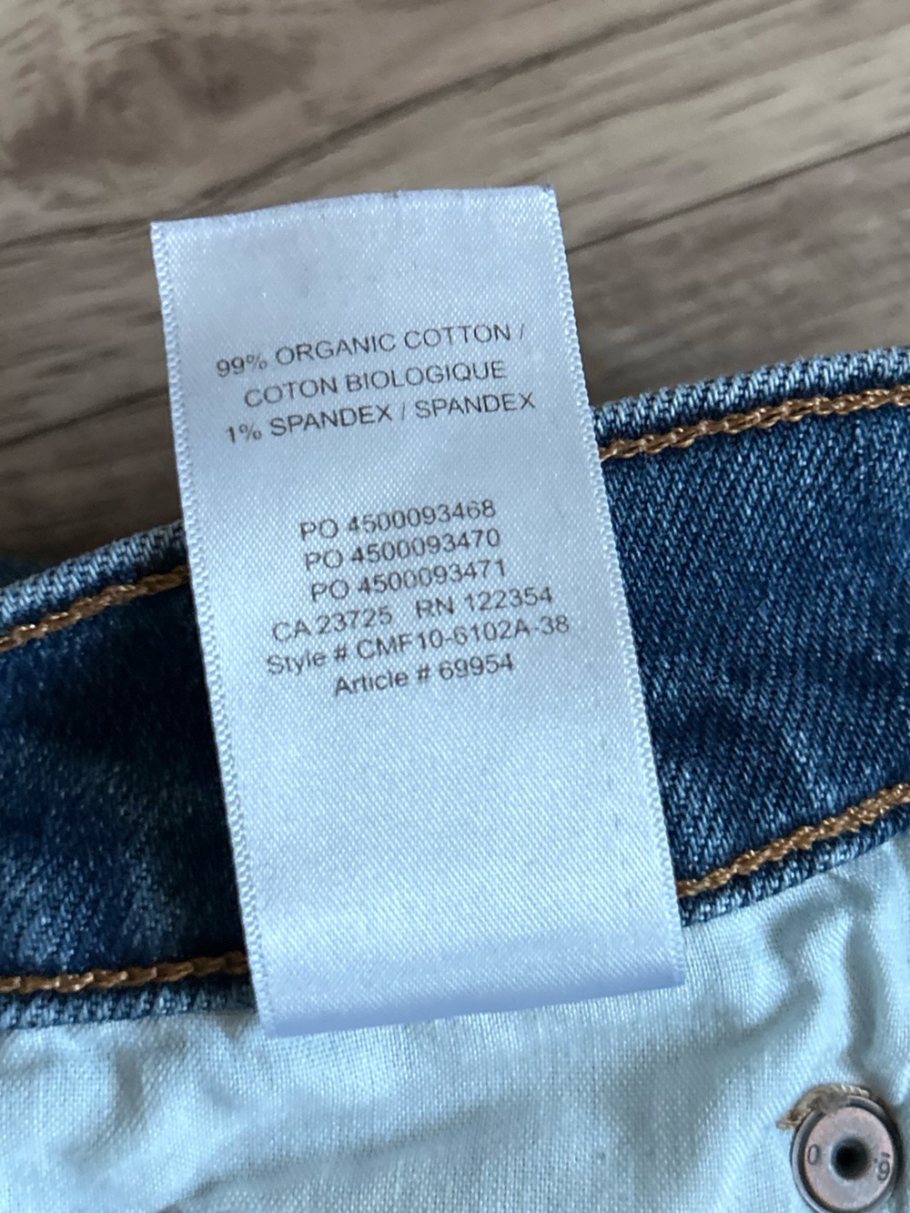 Denim Forum Aritzia The Yoko High Rise Slim modern cigarette classic timeless - Picture 8 of 11